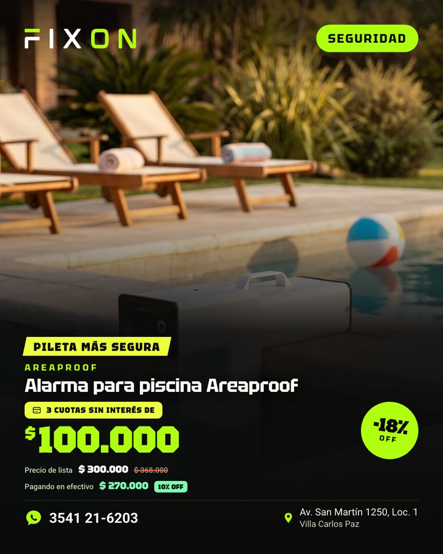 Alarma para piscina